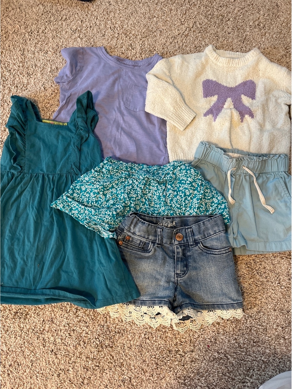 Crewcuts Girls 5-Piece Clothing Set Size 2-3 Years